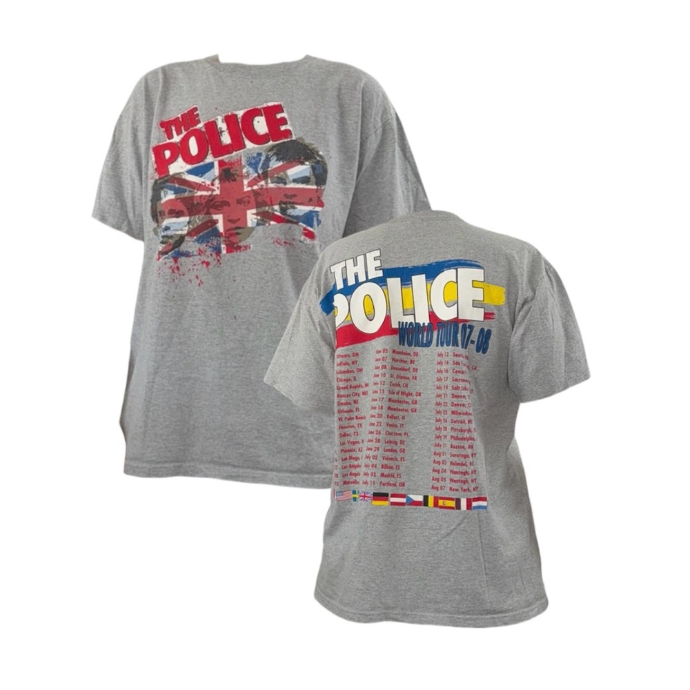 The Police World Tour 07-08 Tee